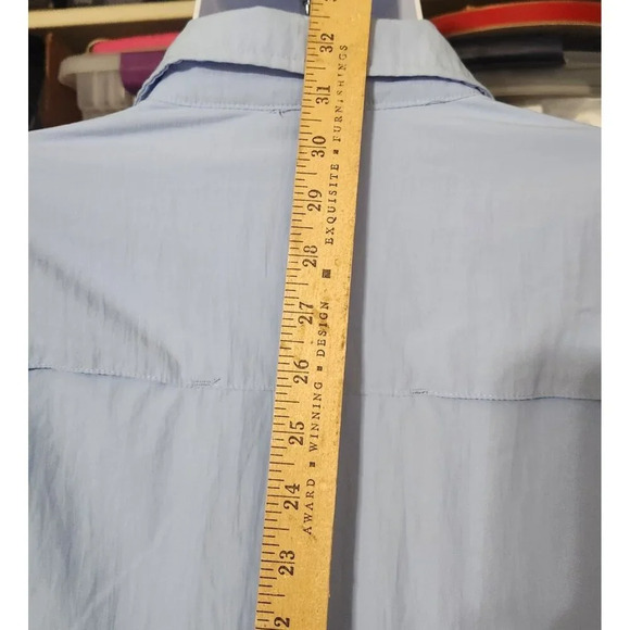 Naviskin‎ Men's XL Light Blue Button Fishing Hiking Outdoor Shirt - Picture 4 of 5